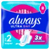 Always Ultra Day Super Egészségügyi Betét (2-es Méret) Szárnyas Betét x 8] termékhez kapcsolódó kép