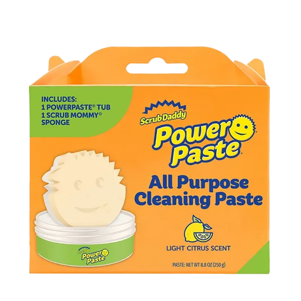 Scrub Daddy Tisztító paszta természetes összetevőkkel és szivaccsal együtt 250g termékhez kapcsolódó kép