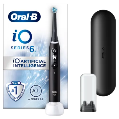 Oral-B iO 6N Elektromos Fogkefe, Fekete termékhez kapcsolódó kép