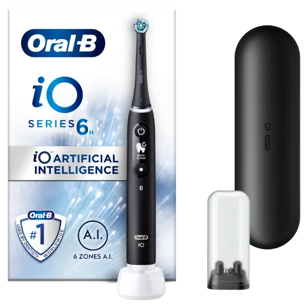 Oral-B iO 6N Elektromos Fogkefe, Fekete termékhez kapcsolódó kép