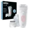 Braun Silk·épil 5, Epilátor az Egyszerű Szőrtelenítéshez, 5-030, Fehér/flamingó rózsaszín termékhez kapcsolódó kép
