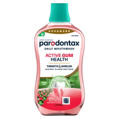Parodontax Active Gum Health Herbal Mint alkoholmentes szájvíz fluoriddal 500 ml termékhez kapcsolódó kép