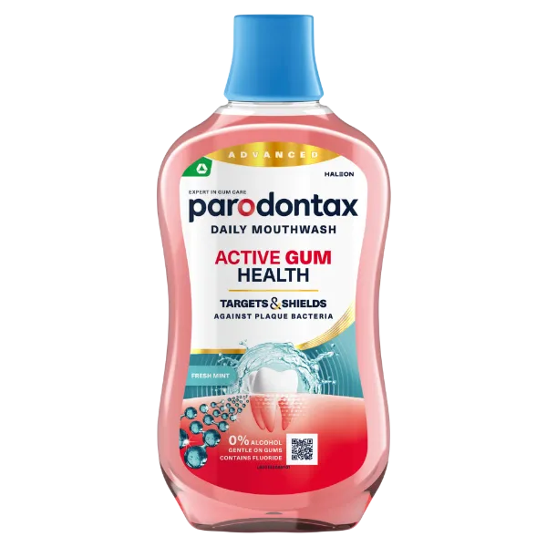 Parodontax Active Gum Health Fresh Mint alkoholmentes szájvíz fluoriddal 500 ml termékhez kapcsolódó kép