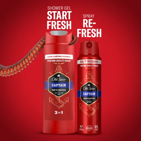 Old Spice Footballer Ajándékszett Captain Stift Dezodorral, Tusfürdővel és Zoknival termékhez kapcsolódó kép