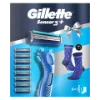 Gillette Sensor 3+ Kényelem Cserélhető Fejes Férfi Borotva Ergonomikus Markolattal és Borotvabetétel termékhez kapcsolódó kép