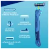 Gillette Sensor 3+ Kényelem Cserélhető Fejes Férfi Borotva Ergonomikus Markolattal és Borotvabetétel termékhez kapcsolódó kép