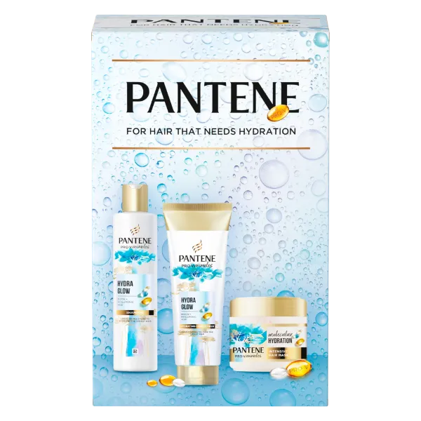 Pantene Pro-V Miracles Hydra Glow termékkészlet: hajmaszk, sampon és kondicionáló termékhez kapcsolódó kép