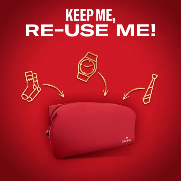 Old Spice Captain Ajándékszett Kozmetikai Táskában Stift Dezodorral, Spray-vel és Tusfürdővel termékhez kapcsolódó kép