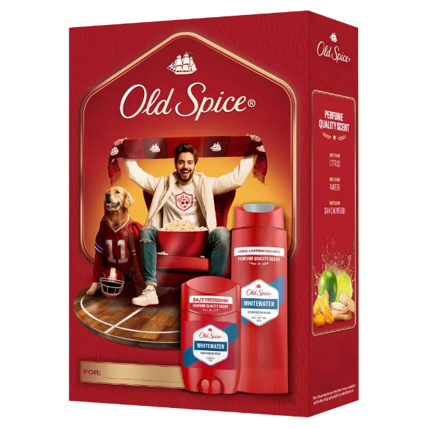 Old Spice Sports Fan Ajándékszett Whitewater Stift Dezodorral és Tusfürdővel termékhez kapcsolódó kép
