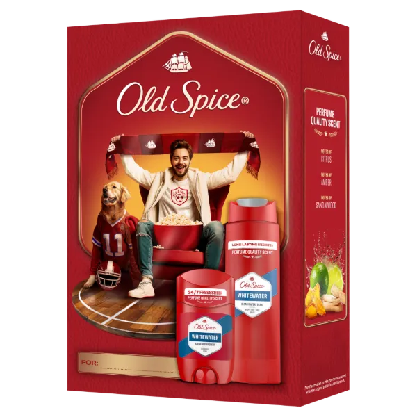 Old Spice Sports Fan Ajándékszett Whitewater Stift Dezodorral és Tusfürdővel termékhez kapcsolódó kép