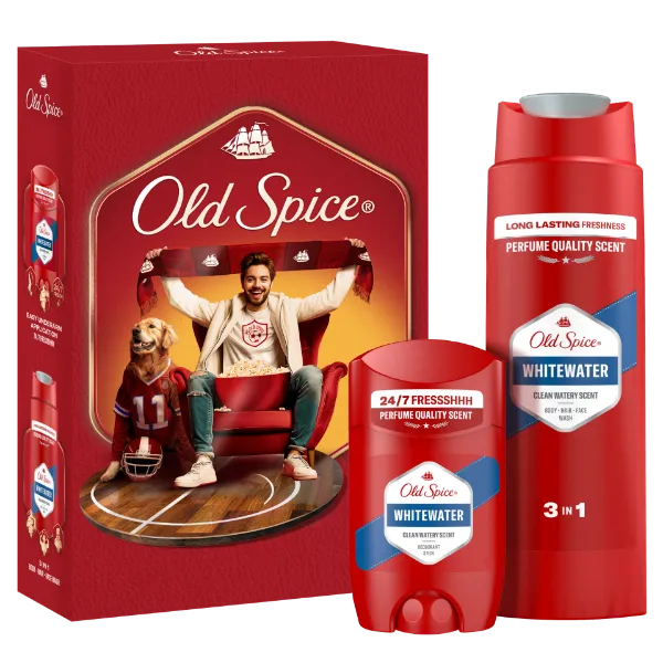 Old Spice Sports Fan Ajándékszett Whitewater Stift Dezodorral és Tusfürdővel termékhez kapcsolódó kép