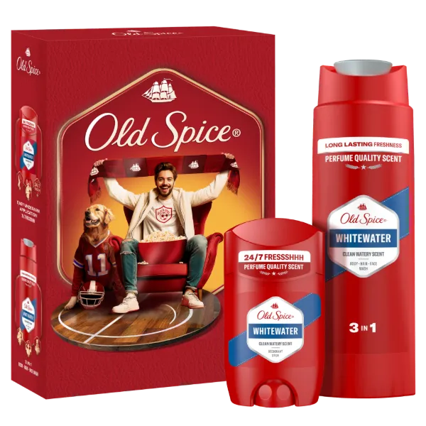 Old Spice Sports Fan Ajándékszett Whitewater Stift Dezodorral és Tusfürdővel termékhez kapcsolódó kép