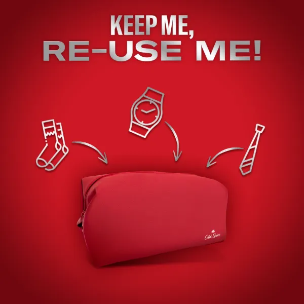 Old Spice Sport Power Ajándékszett Kozmetikai Táskában Izzadásgátló Stift Dezodorral és Spray-vel termékhez kapcsolódó kép