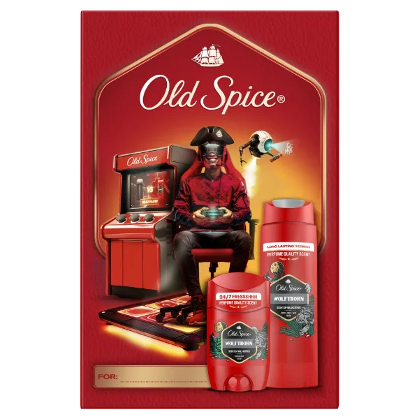 Old Spice Gamer Ajándékszett Wolfthorn Stift Dezodorral és Tusfürdővel termékhez kapcsolódó kép