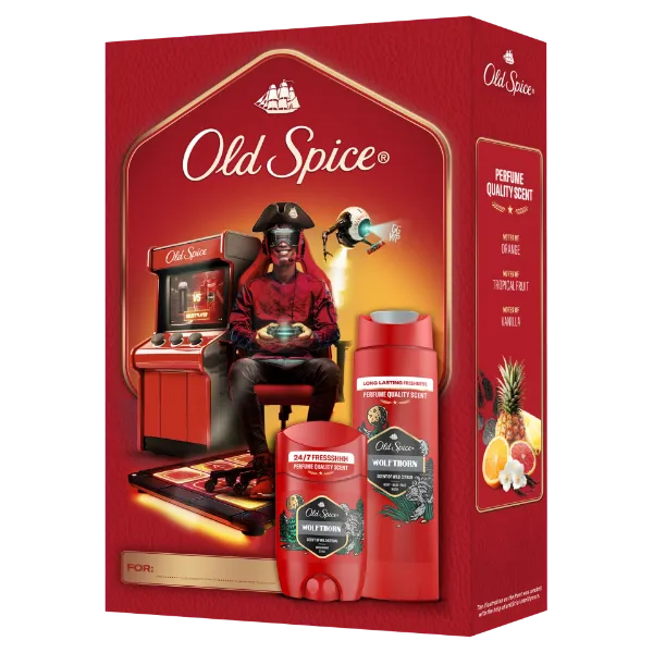 Old Spice Gamer Ajándékszett Wolfthorn Stift Dezodorral és Tusfürdővel termékhez kapcsolódó kép
