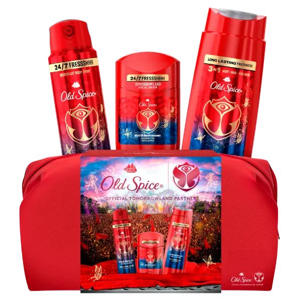 Old Spice Tomorrowland Ajándékszett Stift Dezodor, Spray és Tusfürdő termékhez kapcsolódó kép