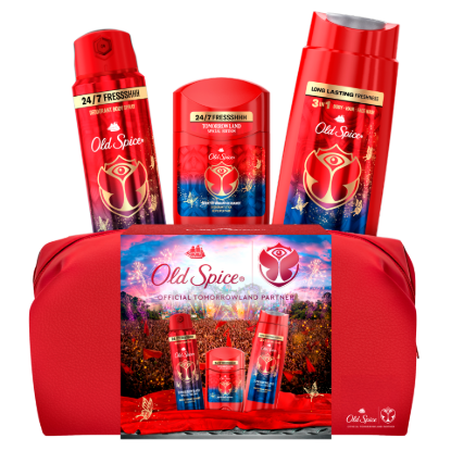 Old Spice Tomorrowland Ajándékszett Stift Dezodor, Spray és Tusfürdő termékhez kapcsolódó kép