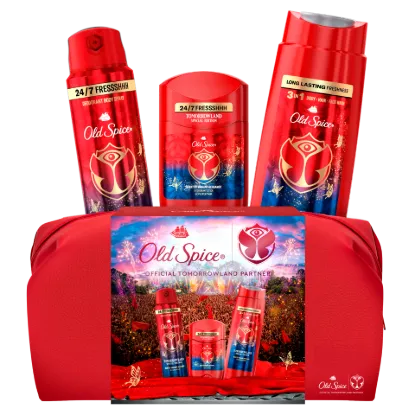 Old Spice Tomorrowland Ajándékszett Stift Dezodor, Spray és Tusfürdő termékhez kapcsolódó kép