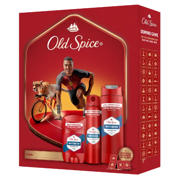 Old Spice Ironman Ajándékszett Whitewater Stift Dezodorral, Spray-vel és Tusfürdővel termékhez kapcsolódó kép