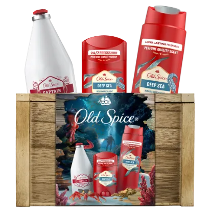 Old Spice Ajándékszett Stift Dezodorral, Tusfürdővel és Arcszesszel termékhez kapcsolódó kép