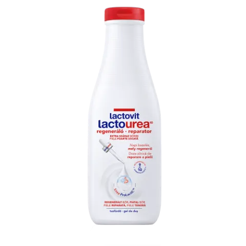 Lactovit Lactourea¹⁰ regeneráló, feszesítő tusfürdő extra száraz bőrre 600 ml termékhez kapcsolódó kép