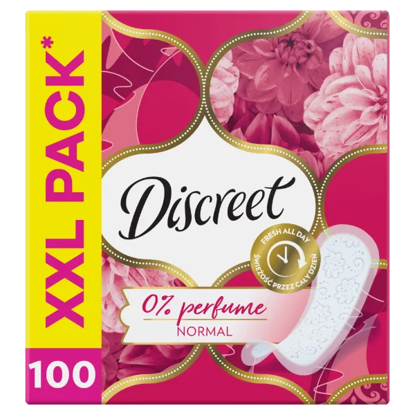 Discreet Légáteresztő illatmentes Tisztasági Betétek termékhez kapcsolódó kép