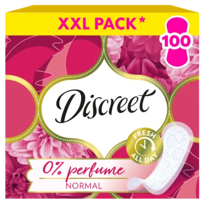 Discreet Légáteresztő illatmentes Tisztasági Betétek termékhez kapcsolódó kép