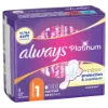 Always Platinum Normal (1-es méret) Szárnyas Egészségügyi Betét, 8 db termékhez kapcsolódó kép