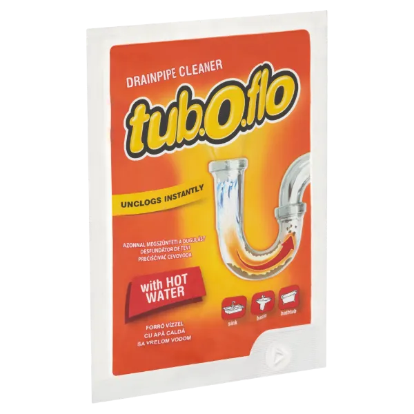 Tub.O.Flo lefolyótisztító granulátum 60 g termékhez kapcsolódó kép