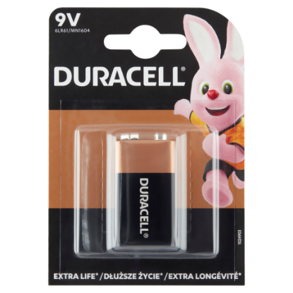 Duracell 6LR61/MN1604 9 V alkáli elem termékhez kapcsolódó kép
