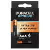 Duracell Optimum AAA MX2400 1,5 V alkáli elemek 4 db termékhez kapcsolódó kép