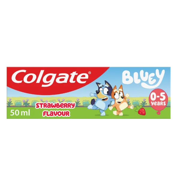 Colgate Kids Bluey epres ízű gyermek fogkrém 0-5 éves gyermekeknek 50 ml termékhez kapcsolódó kép