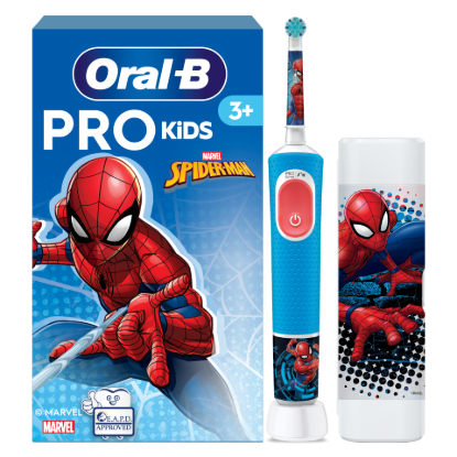 Oral-B Pro Kids Pókember Elektromos Fogkefe Braun Tervezéssel termékhez kapcsolódó kép