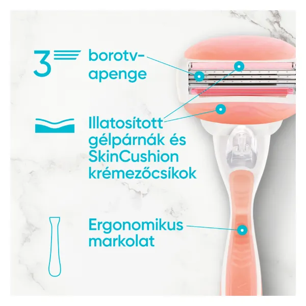 Gillette Venus ComfortGlide Női Borotva Spa Breeze, 4 Borotvabetét termékhez kapcsolódó kép