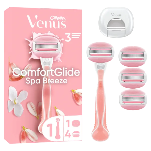 Gillette Venus ComfortGlide Női Borotva Spa Breeze, 4 Borotvabetét termékhez kapcsolódó kép