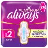Always Platinum Egészségügyi Betét Super (2-es méret), 26 db Betét termékhez kapcsolódó kép