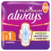 Always Platinum Egészségügyi Betét Normal (1-es méret), 30 db Betét termékhez kapcsolódó kép