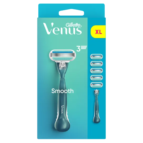 Gillette Venus Smooth Női Borotva, 5 Borotvabetétekkel termékhez kapcsolódó kép