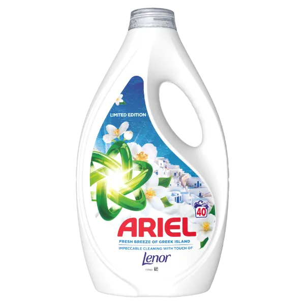 Ariel Folyékony Mosószer, 40 Mosáshoz, Fresh Breeze of Greek Island termékhez kapcsolódó kép
