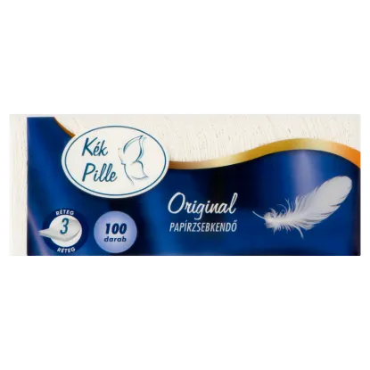 Kék Pille Original papírzsebkendő 3 réteg 100 db termékhez kapcsolódó kép