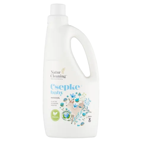 Csepke Baby illat és allergén mentes mosógél 14 mosás 1000 ml termékhez kapcsolódó kép
