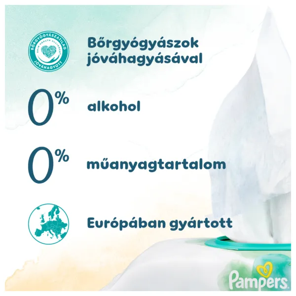 Pampers Harmonie Protect & Care Nedves Törlőkendő, 1 Csomag = 44 db Törlőkendő termékhez kapcsolódó kép