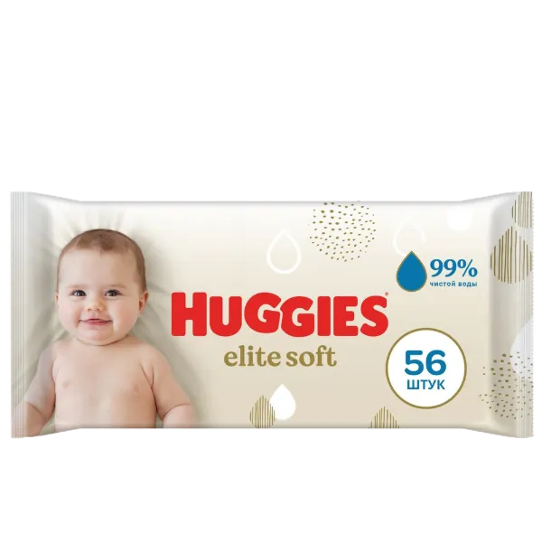 Huggies nedves törlőkendő 56 db Elite Soft termékhez kapcsolódó kép