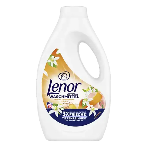 Lenor folyékony mosószer 20 mosás 1 l Universal Orange&Peach termékhez kapcsolódó kép