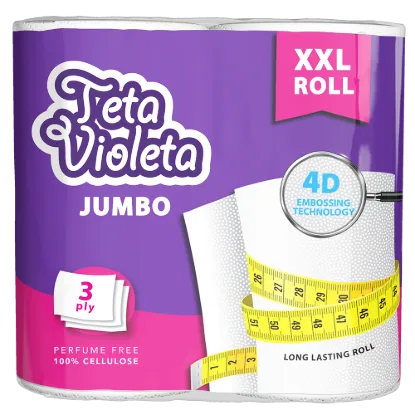 Violeta háztartási papírtörlő JUMBO XXL prémium 3 réteg/2 tekerecs termékhez kapcsolódó kép