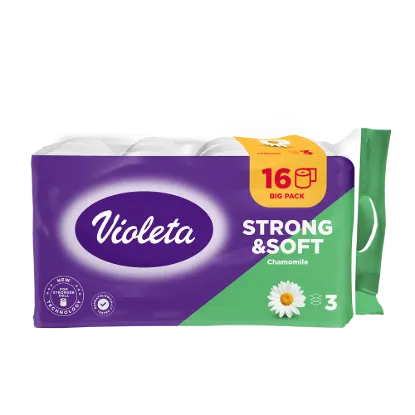 Violeta toalettpapír standard 3 réteg/16 tekercs Kamilla termékhez kapcsolódó kép