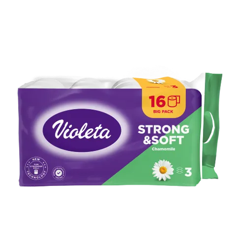 Violeta toalettpapír standard 3 réteg/16 tekercs Kamilla termékhez kapcsolódó kép