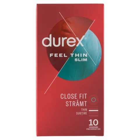 Durex Feel Thin Slim óvszer 10 db termékhez kapcsolódó kép