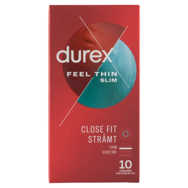 Durex Feel Thin Slim óvszer 10 db termékhez kapcsolódó kép