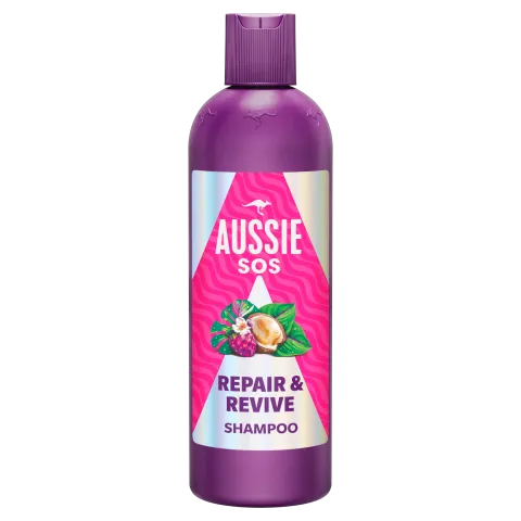 Aussie SOS Repair & Revive Sampon 300ml Száraz, Igénybevett, Károsodott Hajra termékhez kapcsolódó kép